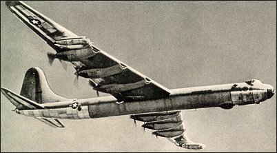 Реактивный бомбардировщик ВВС США Конвэр Б-36