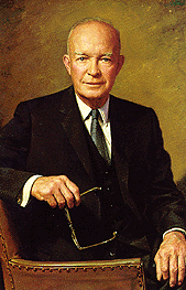 34-й президент США Дуайт Дейвид Эйзенхауэр