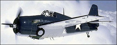 Основной палубный истребитель ВМС США в 1941-42 гг. - Грумман "Уайлдкэт" - в чём-то не уступал японскому "Зеро", но в бою с ним шансов на успех имел очень мало.